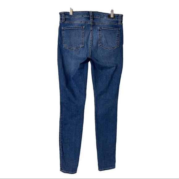 Kut from the Kloth Women's Jeans Toothpick Skinny Distressed Mid Rise Size 8 - Picture 2 of 9